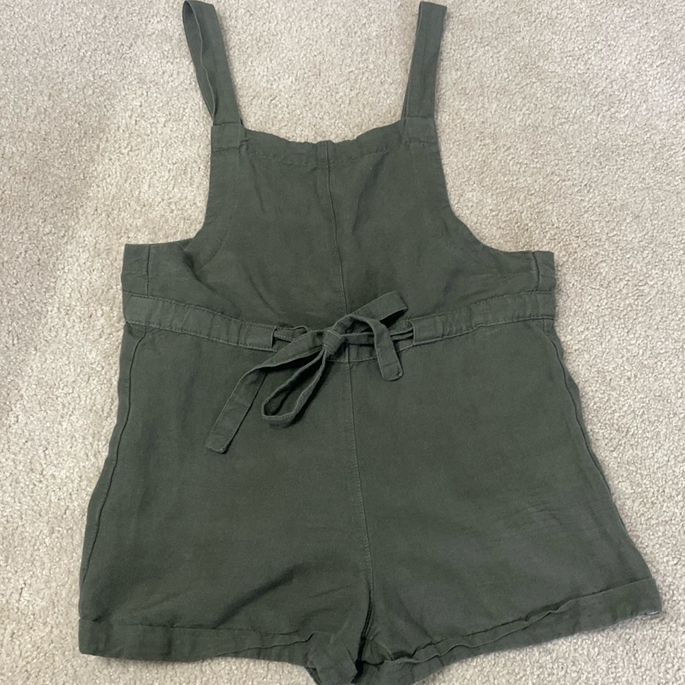 Express Olive Short Coveralls Shortalls Size Small